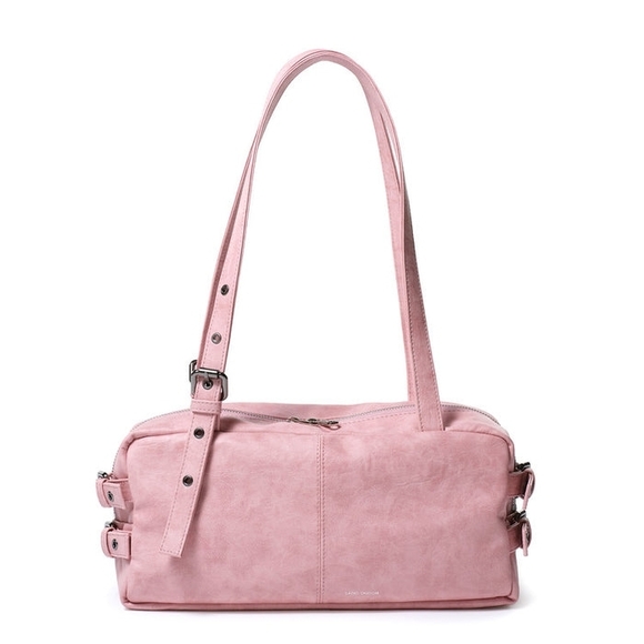 Samo Ondoh Brushed Pink Side Belt Shoulder Bag